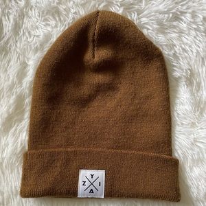 Olive Brown Zyia Beanie